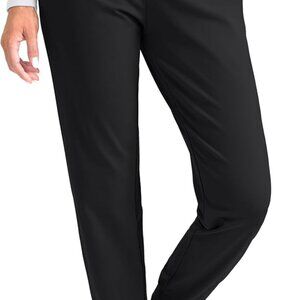 Women's Fleece Lined Joggers High Waisted Water Resistant Thermal Hiking Pants C